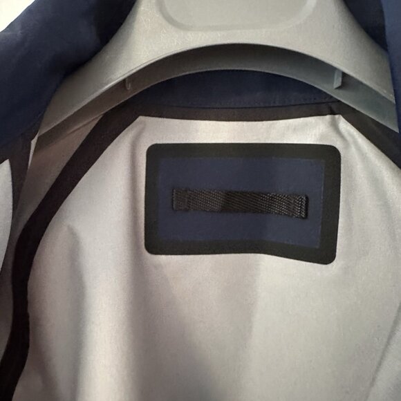 NWT PRADA LUNA Rossa Pirelli Jacket Windbreaker Coat Nylon Sz 42 Blue - Picture 9 of 10